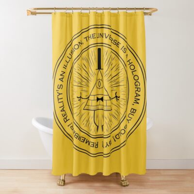 Gravity Falls Wheel Shower Curtain