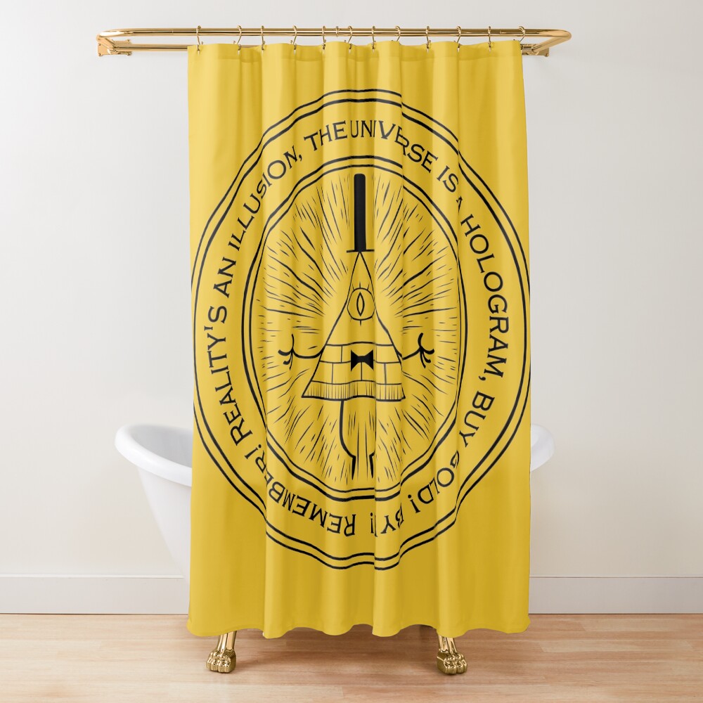 Gravity Falls Wheel Shower Curtain