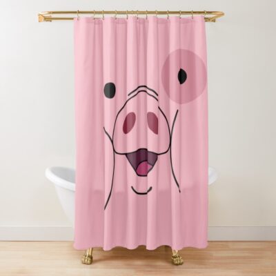Gravity Falls Waddles Print Shower Curtain