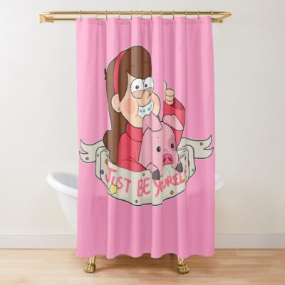 Motivational Mabel Shower Curtain