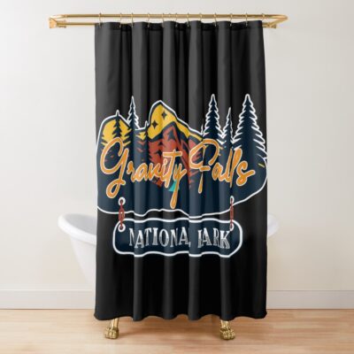 Gravity Falls National Park Shower Curtain