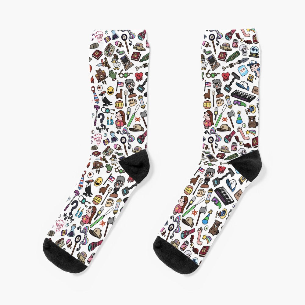 Gravity Falls Pattern Socks