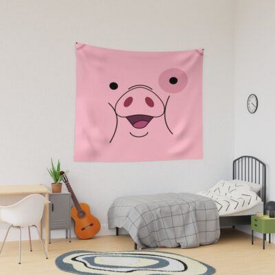 Gravity Falls Waddles Print Tapestry