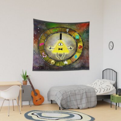 Bill Cipher Zodiac Gravity Falls Tapestry