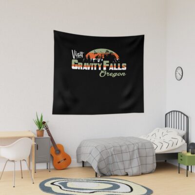 Visit Gravity Falls Oregon Tapestry