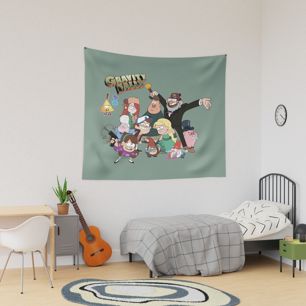 Gravity Falls Characters Tapestry