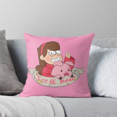 Motivational Mabel Throw Pillow
