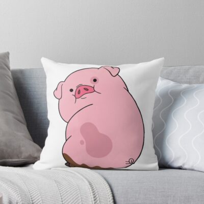 Waddles Throw Pillow