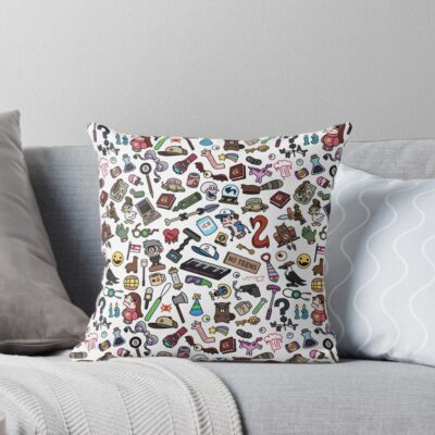 Gravity Falls Pattern Throw Pillow