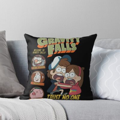 Trust No One Throw Pillow