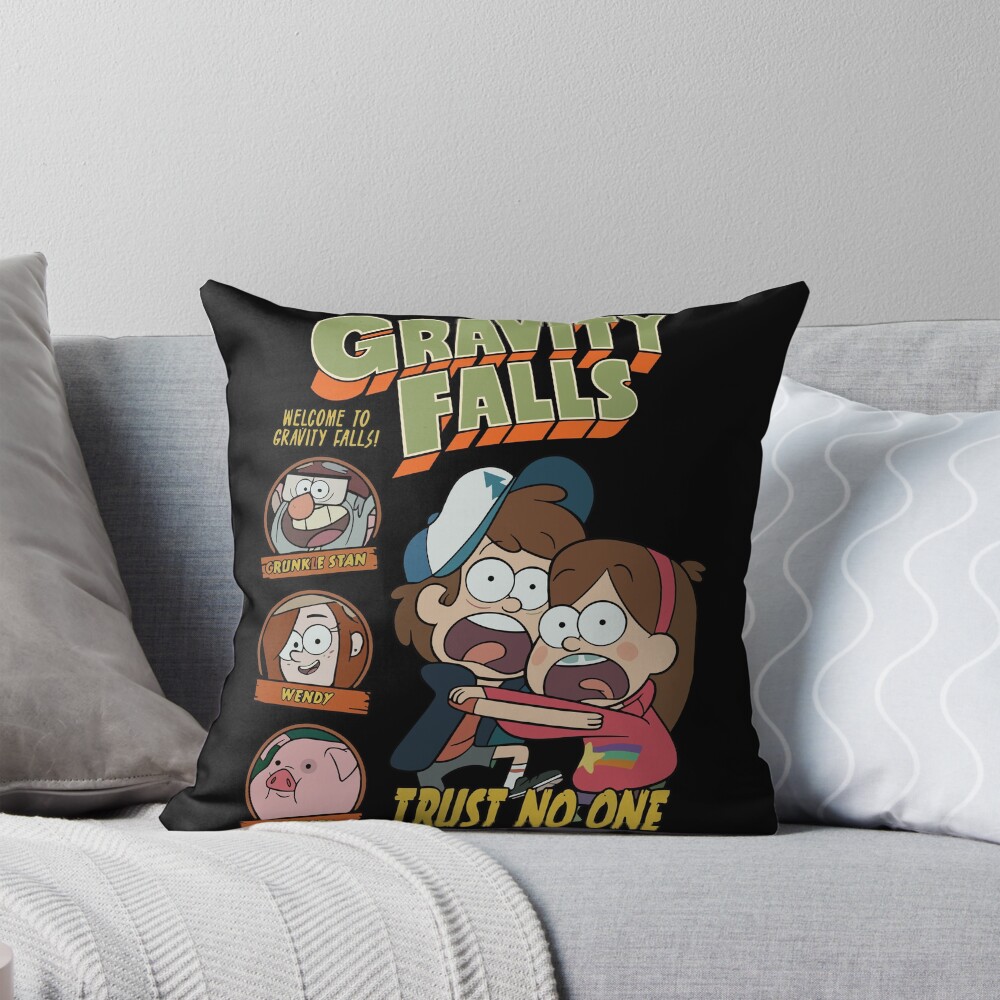 Trust No One Throw Pillow