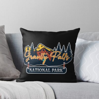 Gravity Falls National Park Throw Pillow