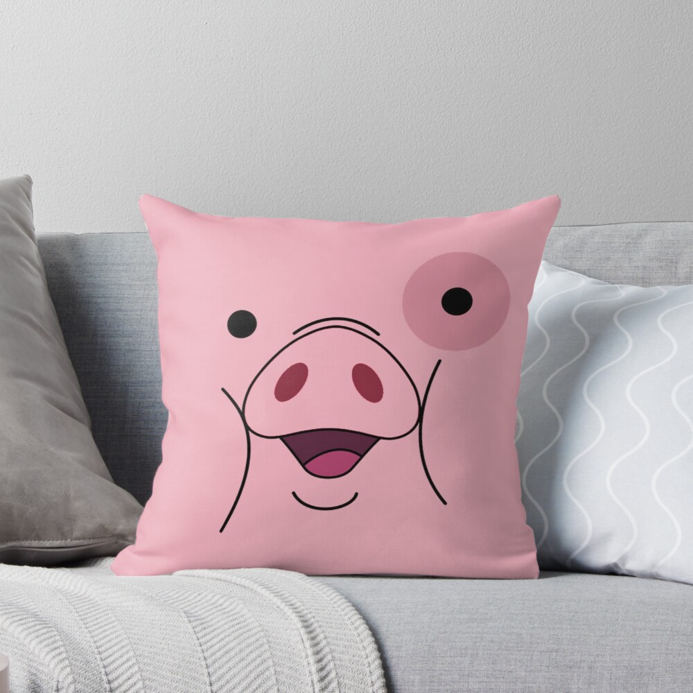 Gravity Falls Waddles Print Throw Pillow