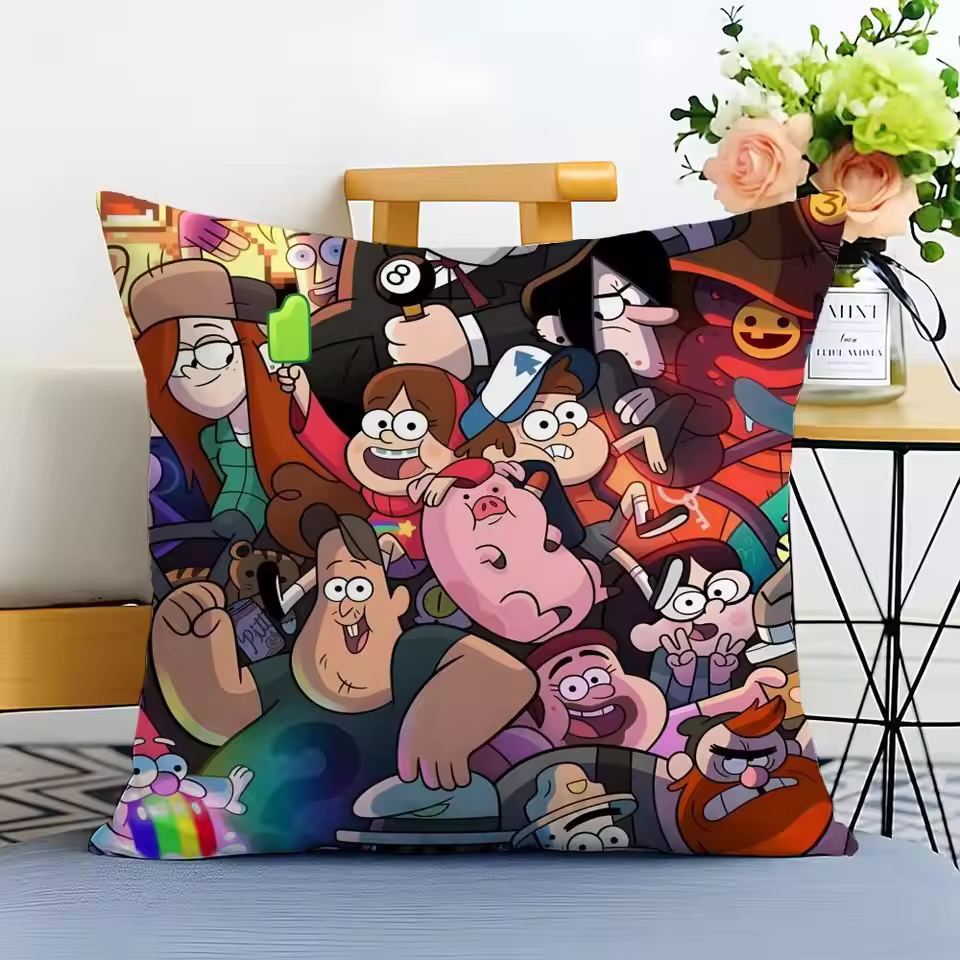 Gravity Falls Vintage Legacy Artwork Throw Pillow