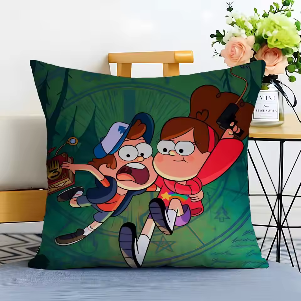 Gravity Falls Iconic Artwork Series Throw Pillow
