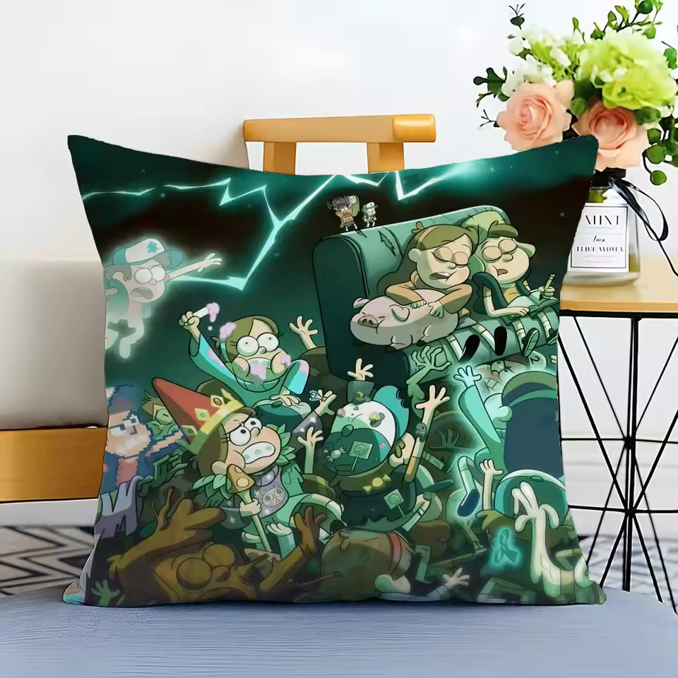 Gravity Falls Legacy Print Edition Throw Pillow