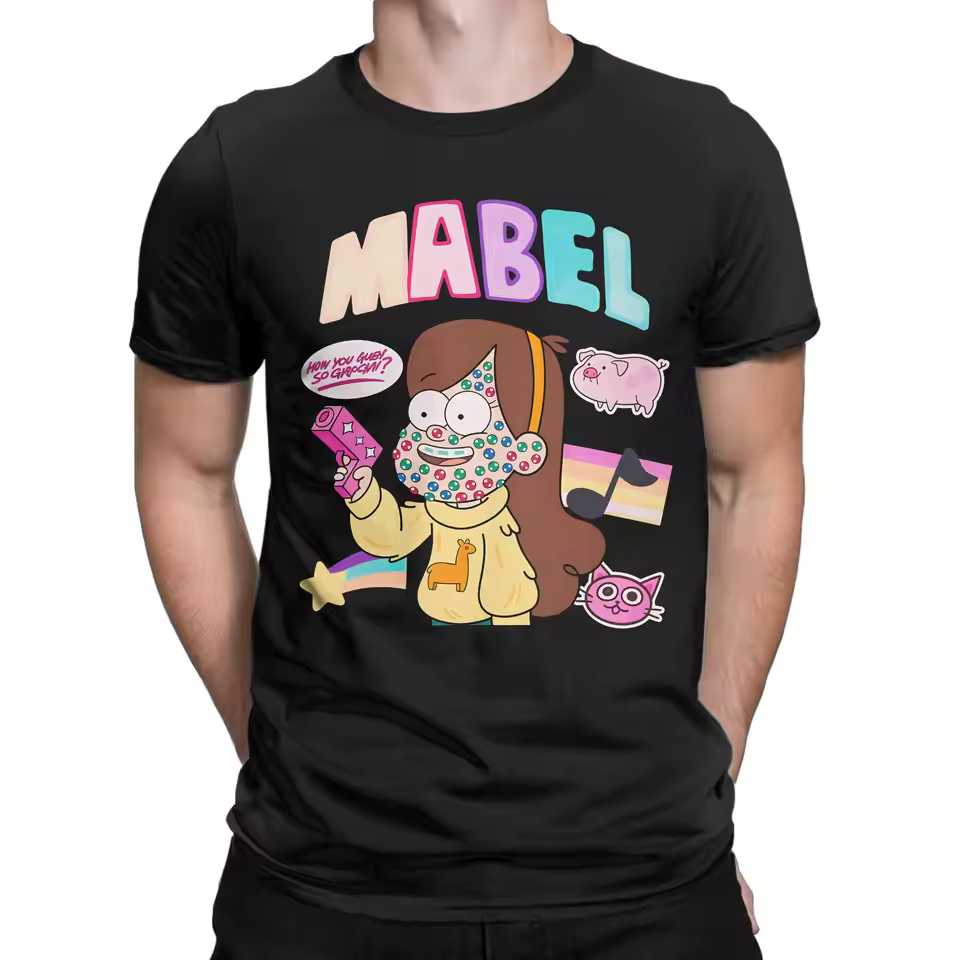 Gravity Falls Modern Graphic Tribute T-Shirt