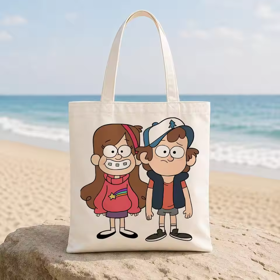 Gravity Falls Retro Artwork Print Tote Bag