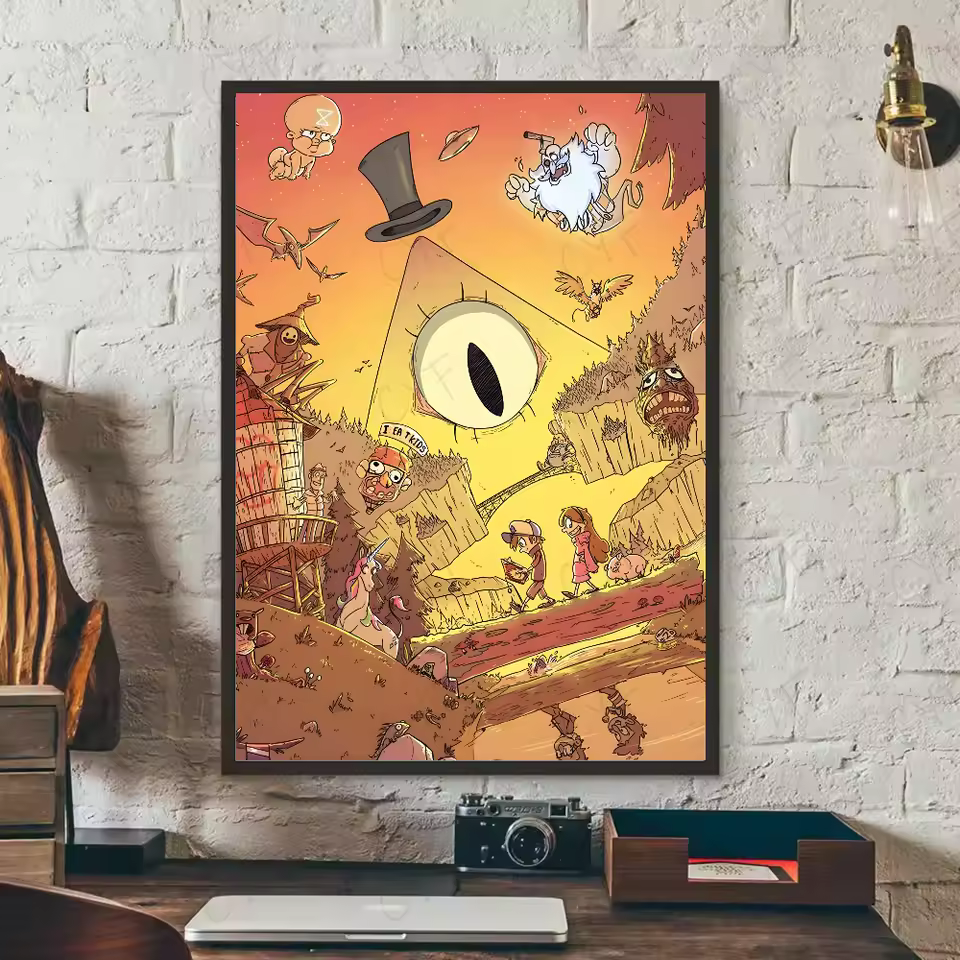 Gravity Falls Vintage Print Edition Wall Art