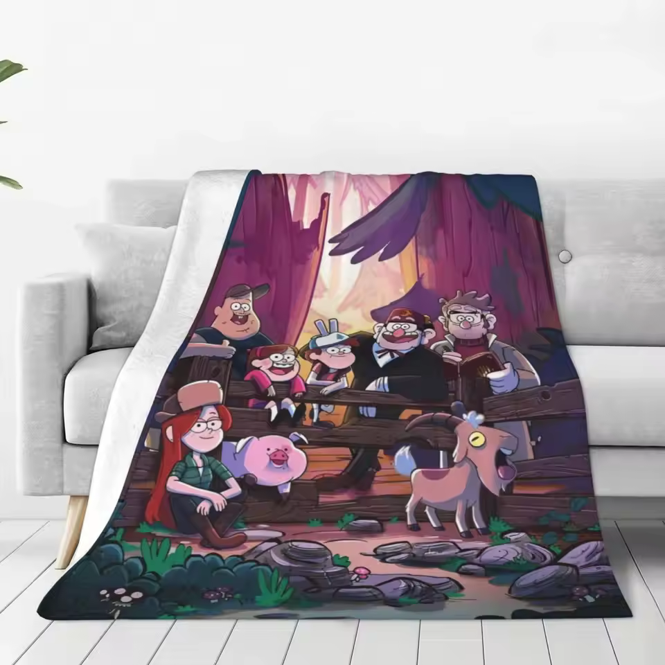 Gravity Falls Modern Design Tribute Blanket